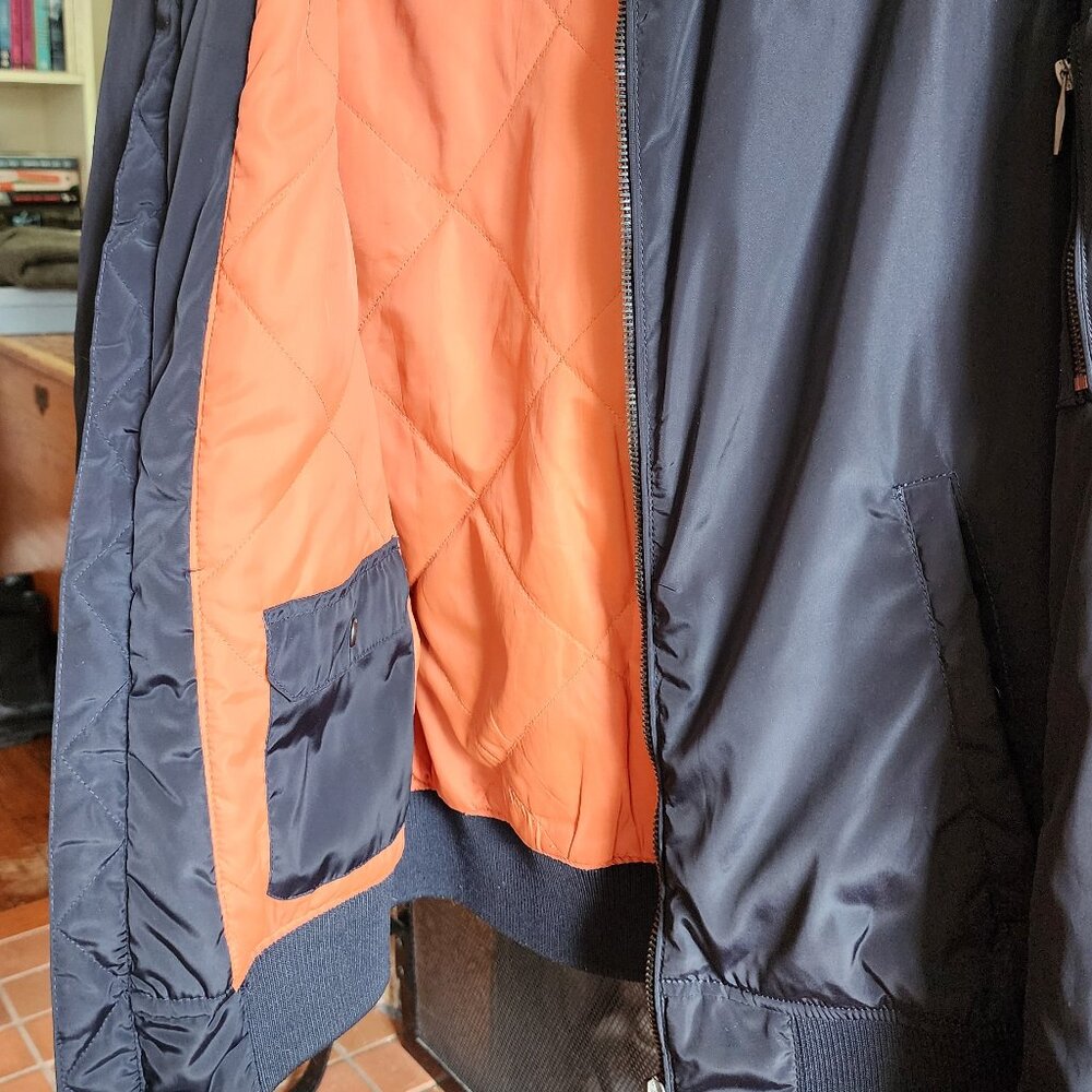 Zara Man Padded Bomber Jacket View 3